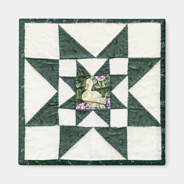 Quilt Star Anka Design Magnet (Framsidan)