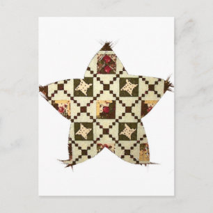 Quilt Star Vykort