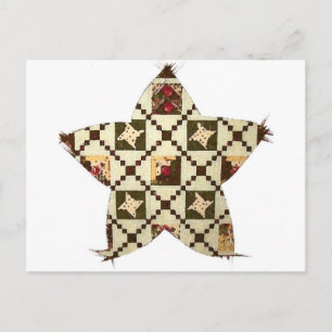 Quilt Star Vykort