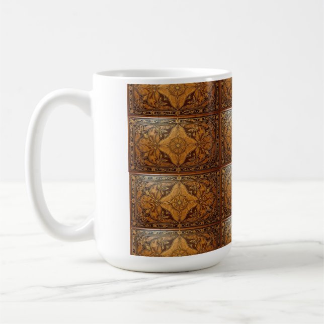 Quiltad Rustik Mugg (Vänster)