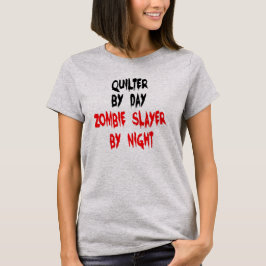 Quiltare Zombie Dödare T Shirt