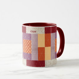 Quiltblockmönster "Crayon Box" Mugg
