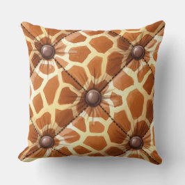 Quilted Fabric med Giraffe Print av Natasha Us Kudde