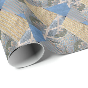 Quilted Fabric Presentpapper