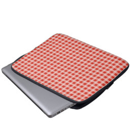 Quilted Gingham Laptop Sleeve