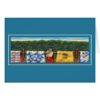 Quilted Harvest Hälsningskort