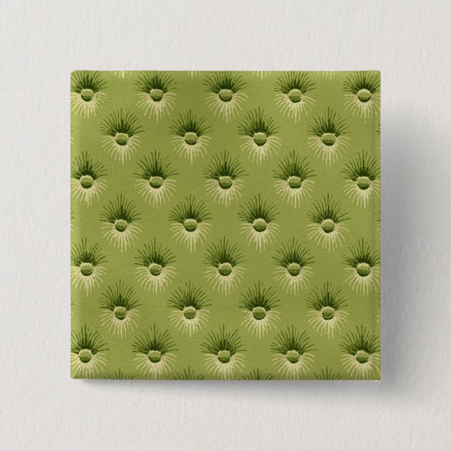 Quilted Olive Vintage Tapet Knapp (Framsida)
