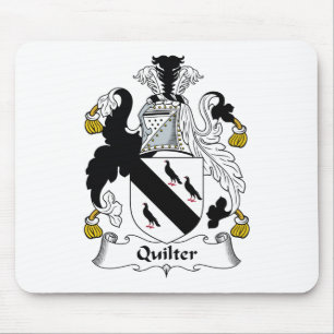 Quilter familjvapensköld musmatta