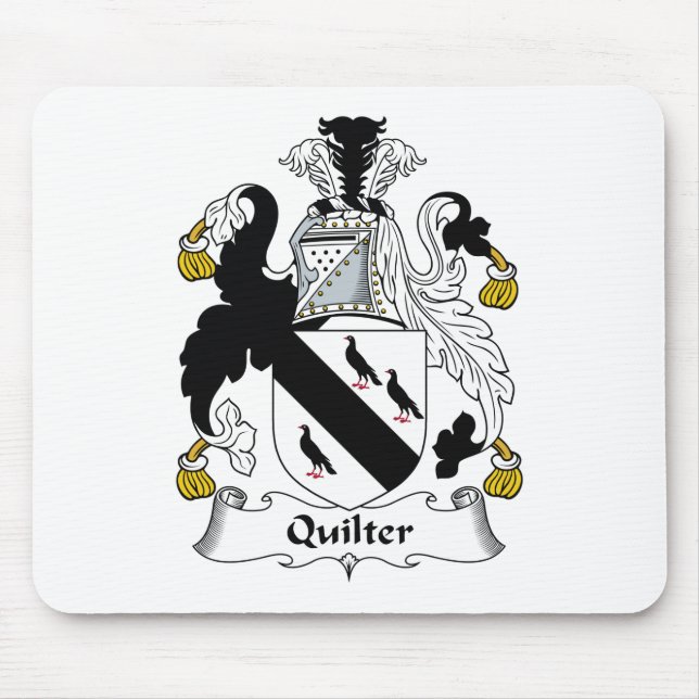 Quilter familjvapensköld musmatta (Framsidan)