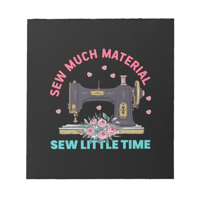 Quilter Gift | Mycket material Anteckningsblock (Framsida)