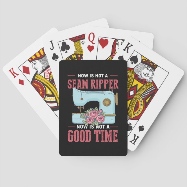 Quilter Gift | Now Is Not A Good Time Casinokort (Baksidan)