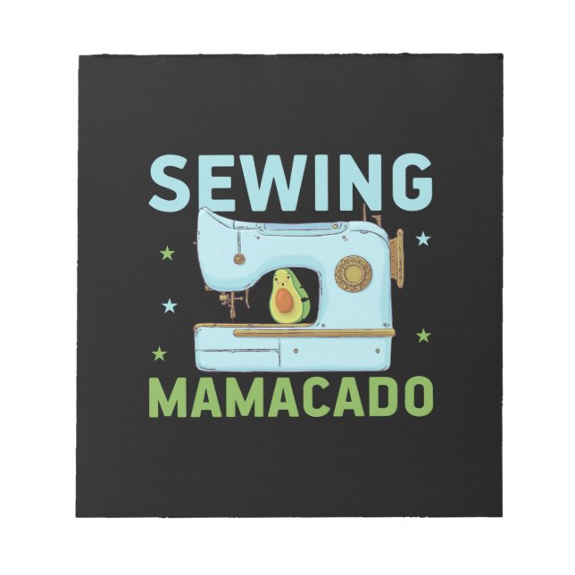 Quilter Gift | Sewing Mamacado Anteckningsblock (Framsida)