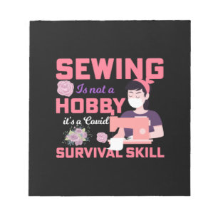 Quilter Gift Syn är ingen hobby Anteckningsblock