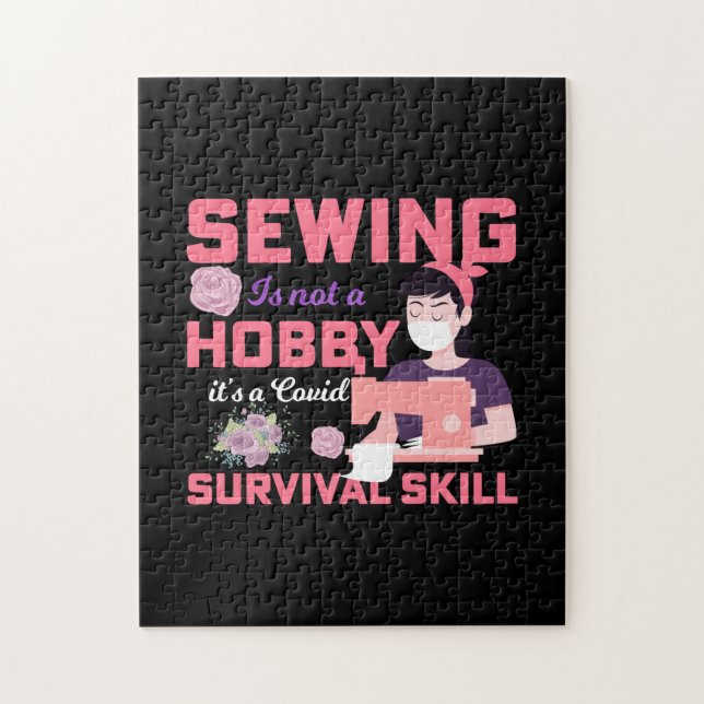 Quilter Gift | Syn är ingen hobby Pussel (Vertikal)