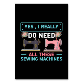 Quilter Gift | Yes I Really Do Need Bordsnummer