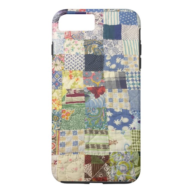 Quilter på hjärta Case-Mate iPhone skal (Baksida)