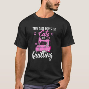 Quilter Quilt den här tjejen Springa på Hundar och T Shirt