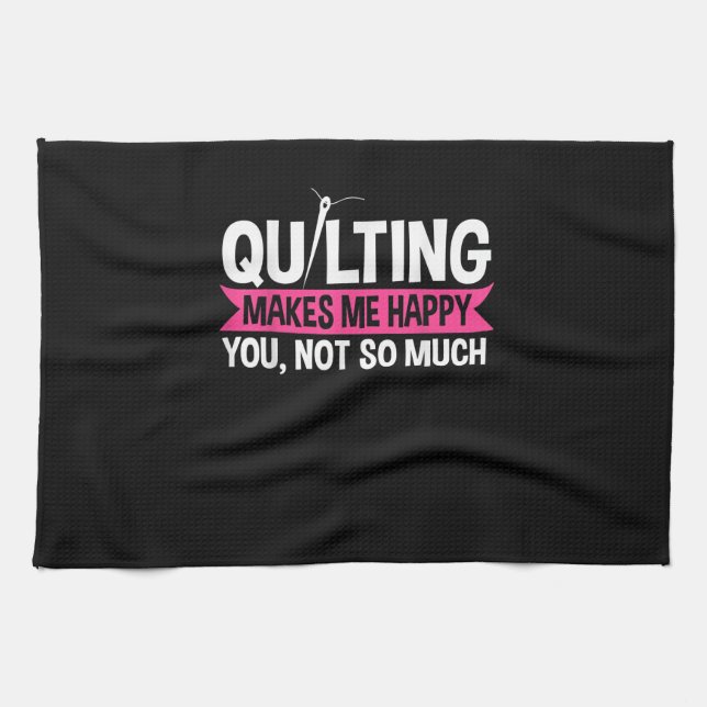 Quilter Quilter Sewing Gifts Kökshandduk (Horisontell)
