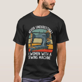 Quilter Sewing Machine Seamstress Sewing T Shirt