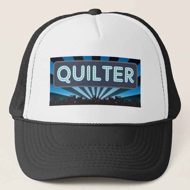 Quilter stort festtält keps (Framsida)