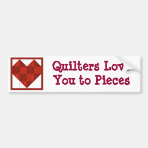Quilters bildekal