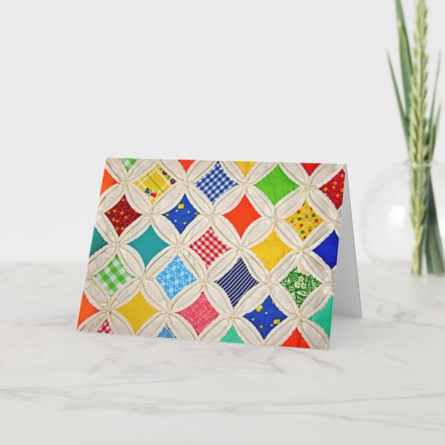 Quilters födelsedag kort (Framsida)