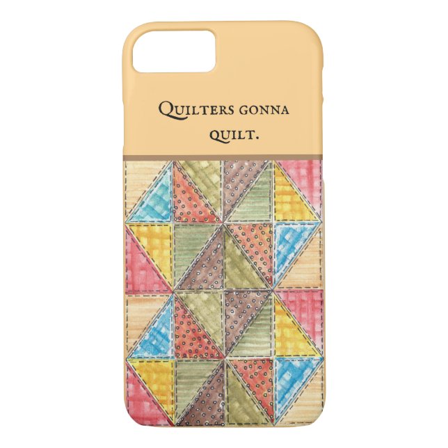 Quilters Gonna Quilt Case-Mate iPhone Skal (Baksida)
