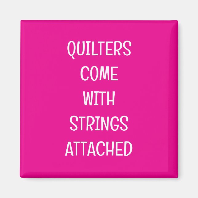 Quilters kommer med strängar magnet (Framsidan)