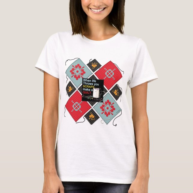 Quilters T-skjorta T-shirt (Framsida)