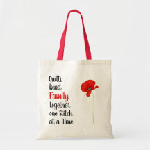 Quilters Tote Bag One Stitch i taget