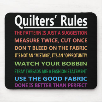Quilterss regler musmatta