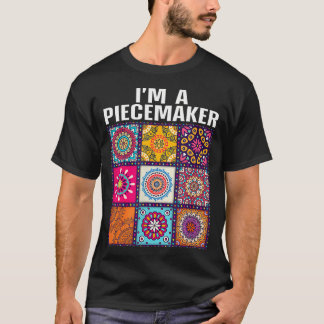 Quilting Art För Roliga Quiltare Sömmerska Mors Pi T Shirt
