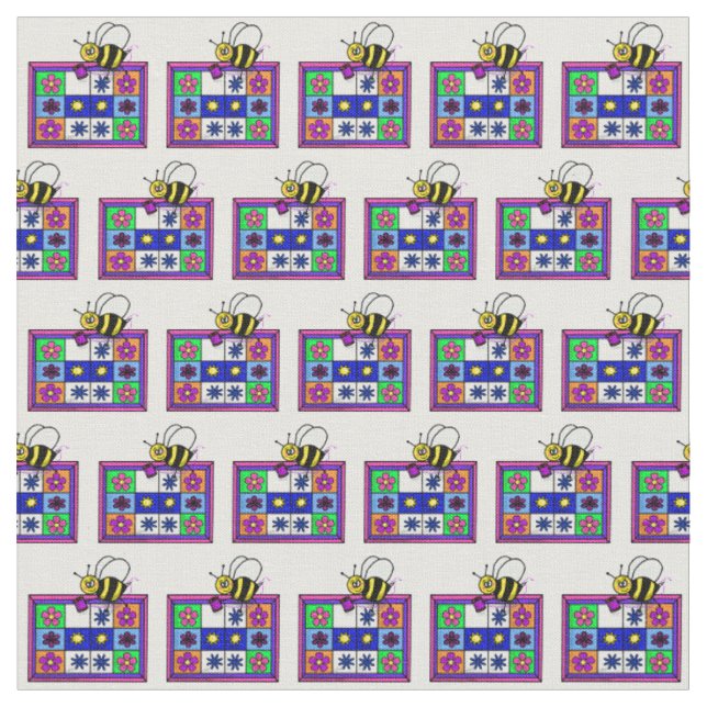 Quilting Bee Tecknad Tyger (Närbild)