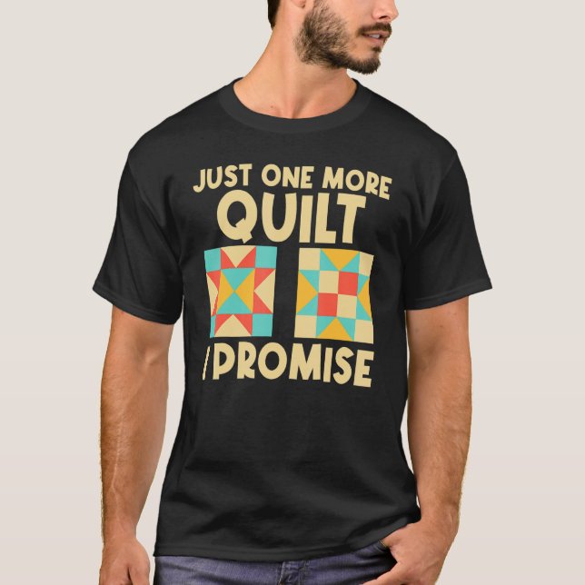 Quilting For Sewing Enthusiast Men Women Quilt 1 T Shirt (Framsida)