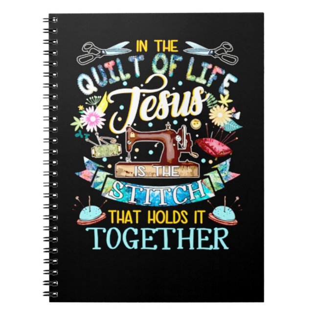 Quilting Gifts | i livet Jesus Anteckningsbok (Framsidan)