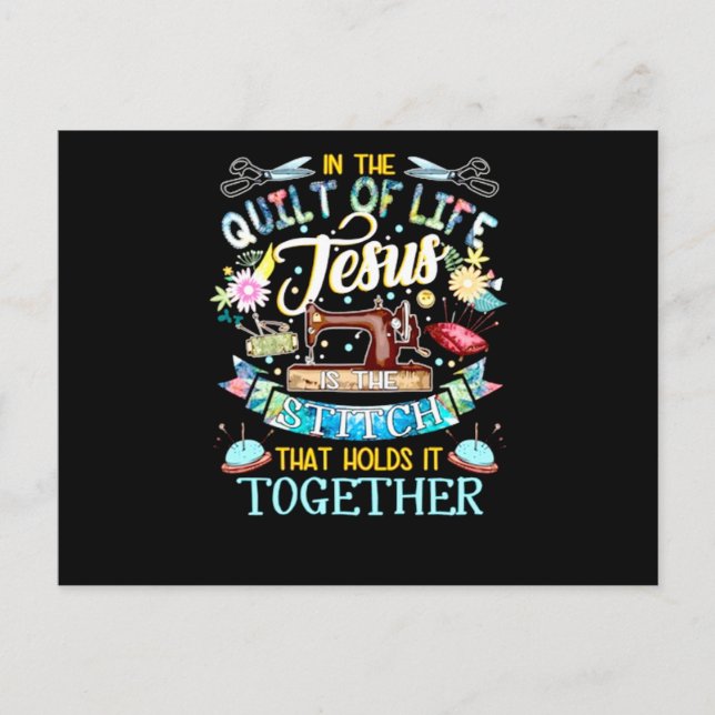 Quilting Gifts | i livet Jesus Vykort (Framsida)