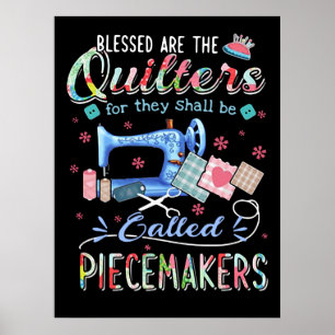 Quilting Gifts Kvotering skall ske Poster