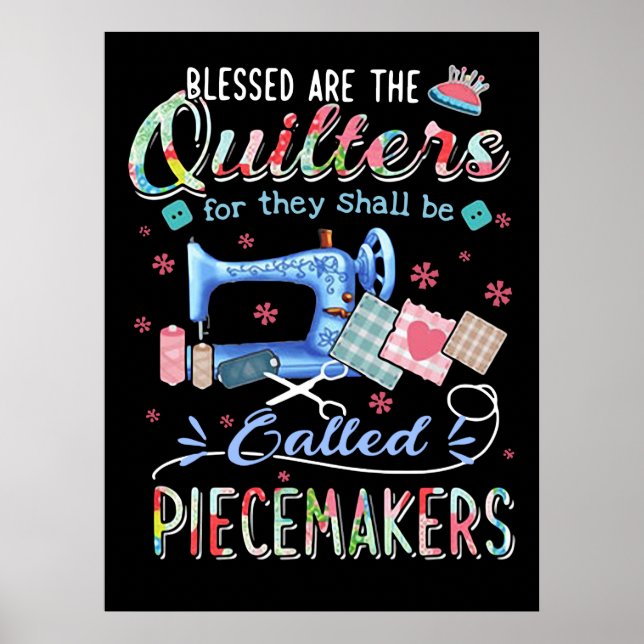 Quilting Gifts | Kvotering skall ske Poster (Framsidan)