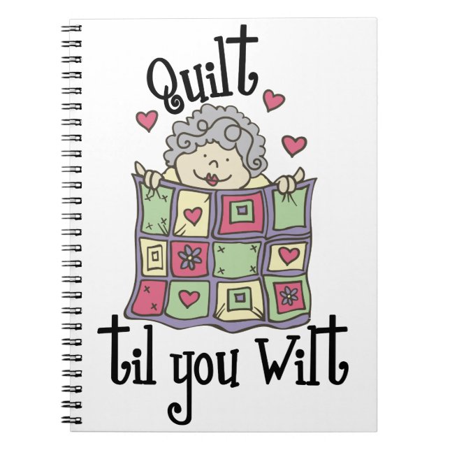 Quilting Granny Anteckningsbok (Framsidan)