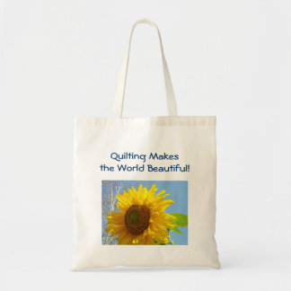 Quilting Jag älskar Quilting Vacker Värld Totebags Tygkasse