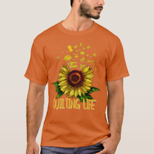Quilting Life Kärlek Sun Flower T Shirt