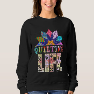 Quilting Life Quilting Fabric Flower T Shirt