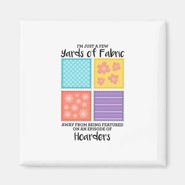 Quilting - några få framkantsvarv borta magnet (Framsidan)