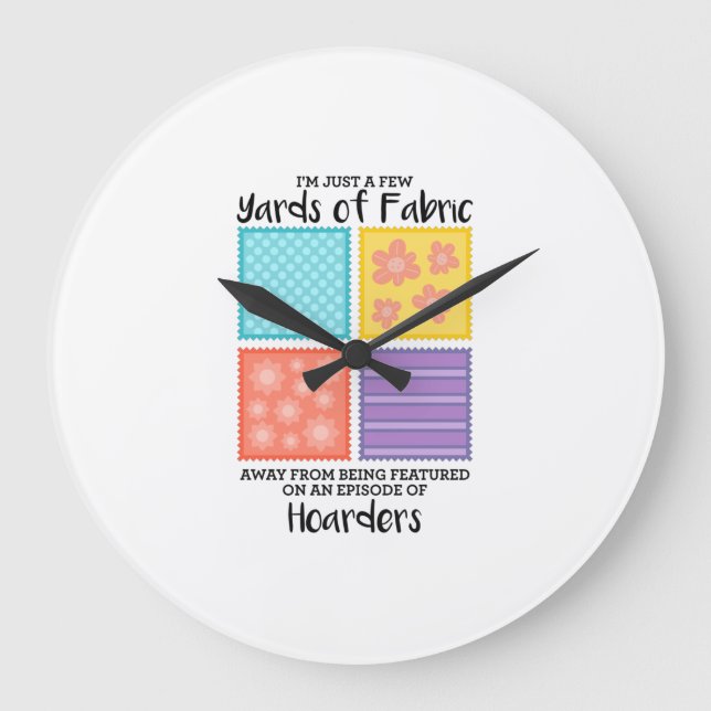 Quilting - några få framkantsvarv borta stor klocka (Framsida)