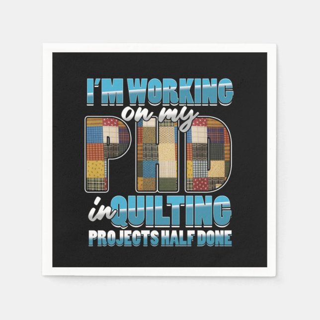 Quilting Project Quilt Sewing Machine Crafting Gif Pappersservett (Framsidan)