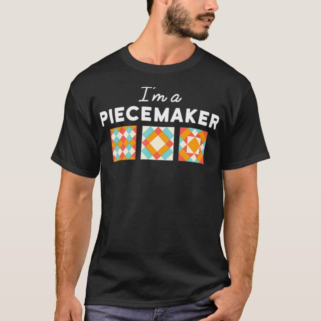Quilting Quilter Gift Funny Quilt  Im a T Shirt (Framsida)