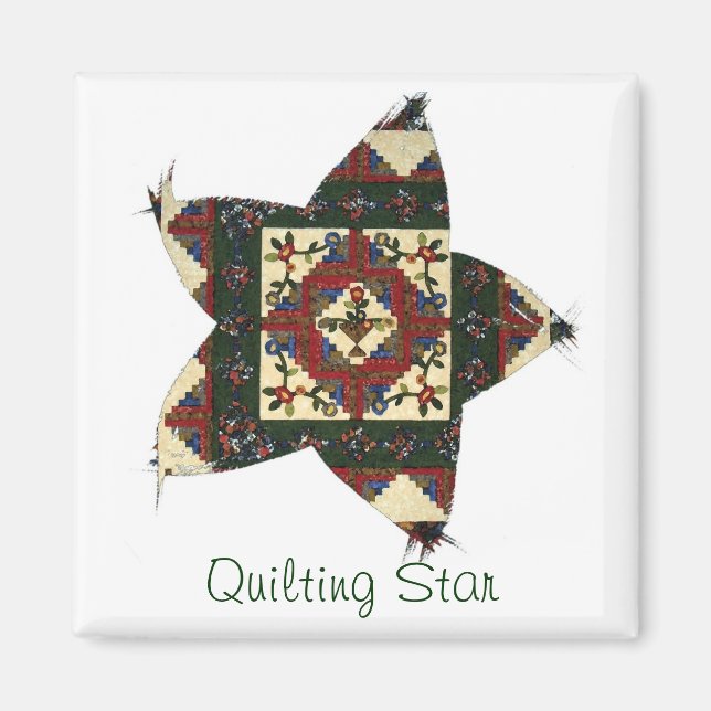 Quilting Star Magnet (Framsidan)