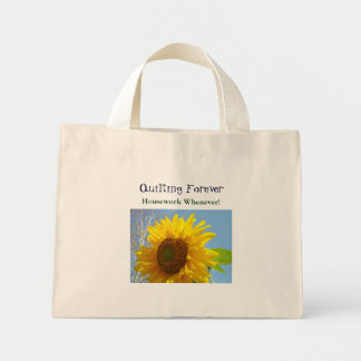 Quiltning för evigt! Husarbete närhelst Totebags Mini Tygkasse