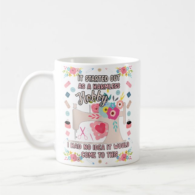 Quiltning Kaffemugg (Vänster)