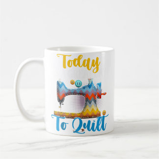 Quiltning Quilt Sy maskin Roligt Sy Avlopps Quilt Kaffemugg